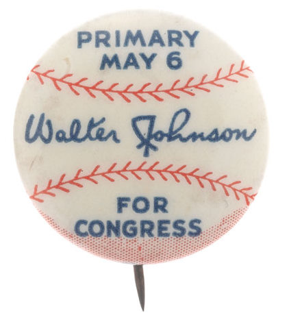 1940 Walter Johnson for Congress Pin